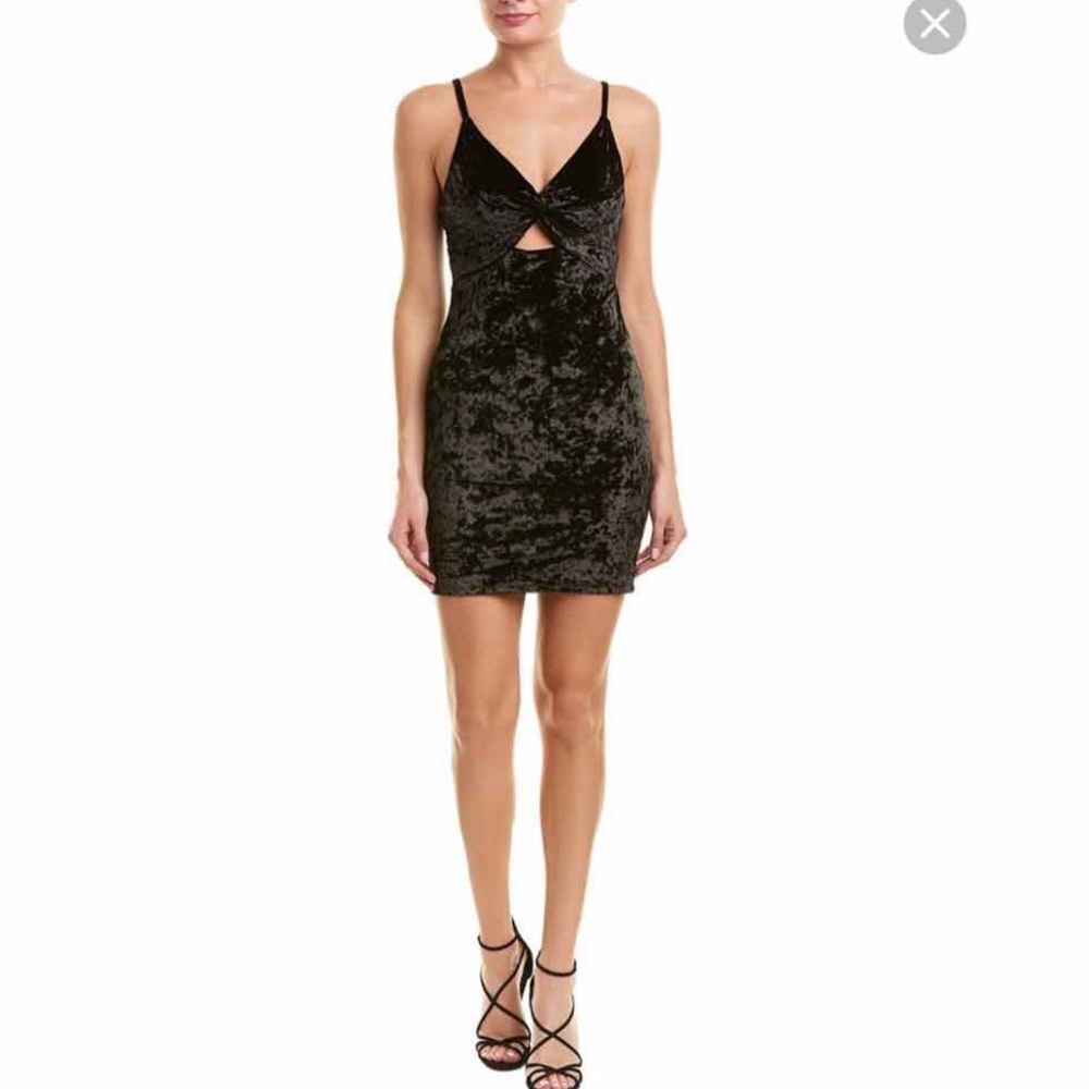 NEW Free People Velvet Cutout Sexy Mini Dress